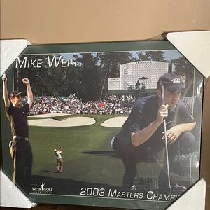 NEW Mike Weir 2003 Golf Masters victory picture